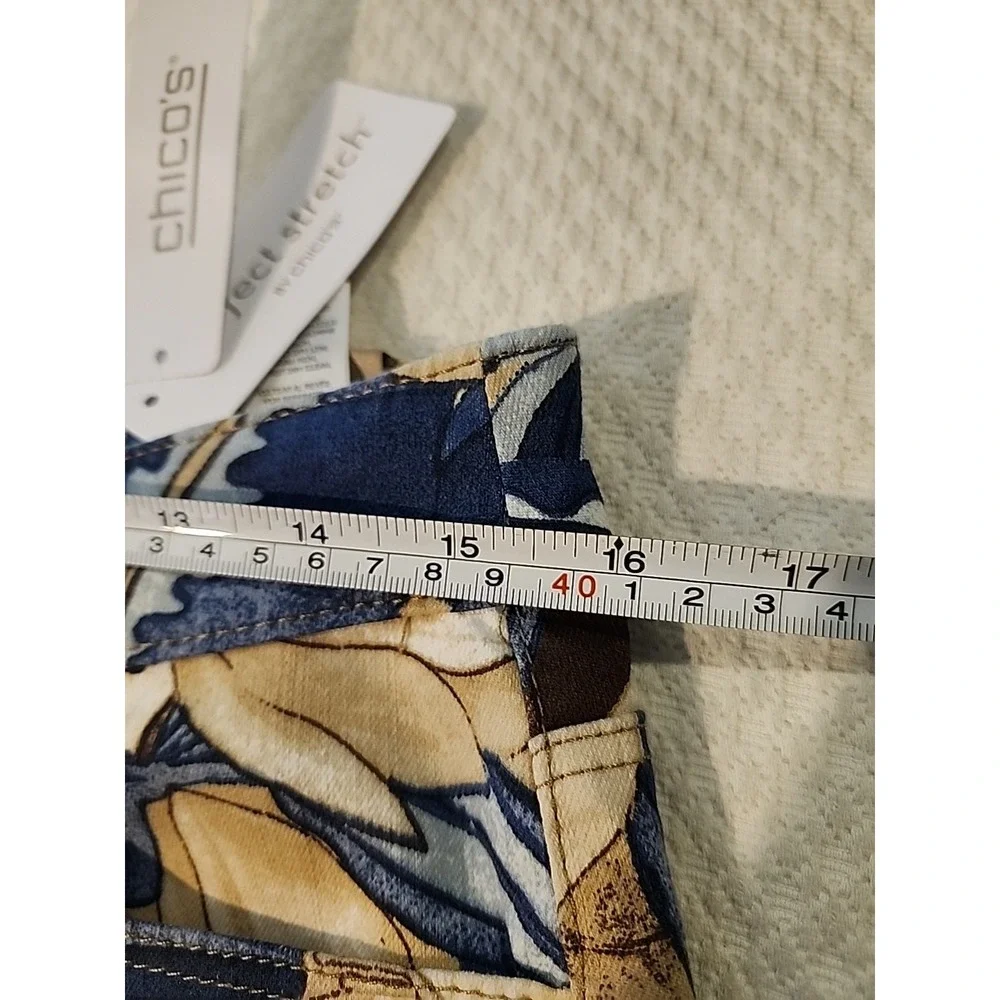 Chico's Women's Perfect Stretch Pants Size .5 US 6 Girlfriend Straight Ankle NTW - Picture 5 of 6